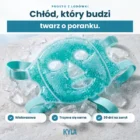 Turkusowa żelowa maska KYLA na kostkach lodu; wielorazowa, trzyma się sama, 30 dni na zwrot